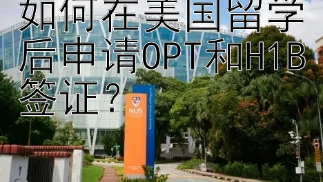 如何在美国留学后申请OPT和H1B签证？