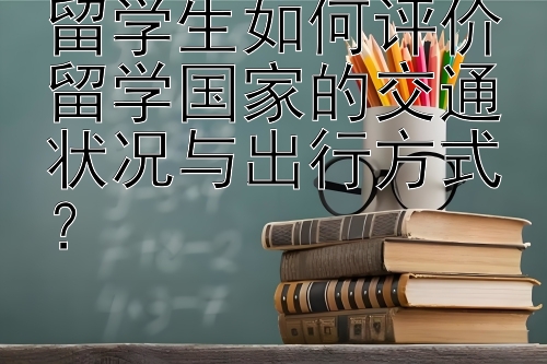 留学生如何评价留学国家的交通状况与出行方式？