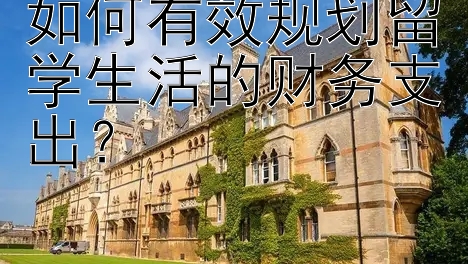 如何有效规划留学生活的财务支出？