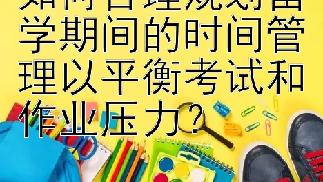 如何合理规划留学期间的时间管理以平衡考试和作业压力？