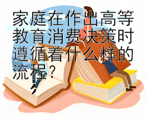 家庭在作出高等教育消费决策时遵循着什么样的流程？