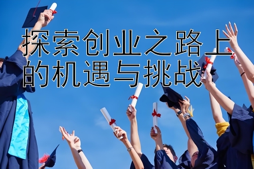 探索创业之路上的机遇与挑战