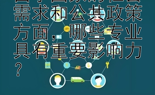 留学国家的社会需求和公共政策方面，哪些专业具有重要影响力？