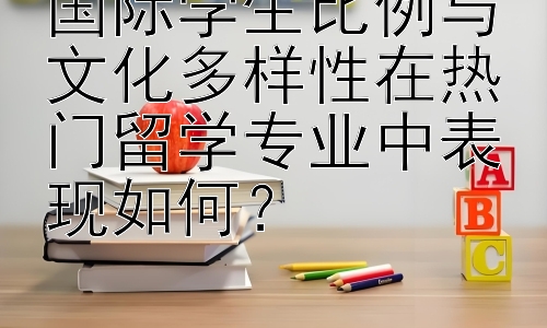 国际学生比例与文化多样性在热门留学专业中表现如何？