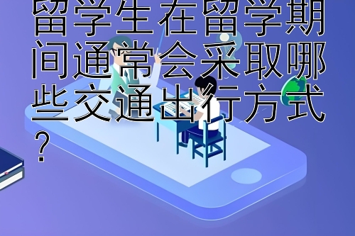 留学生在留学期间通常会采取哪些交通出行方式？