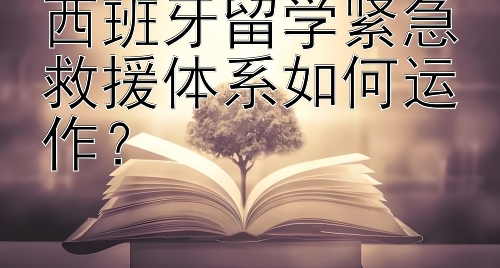 西班牙留学紧急救援体系如何运作？