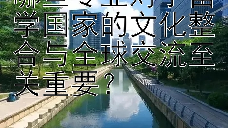 哪些专业对于留学国家的文化整合与全球交流至关重要？