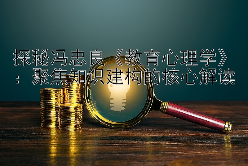 探秘冯忠良《教育心理学》：聚焦知识建构的核心解读