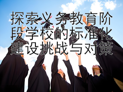 探索义务教育阶段学校的标准化建设挑战与对策