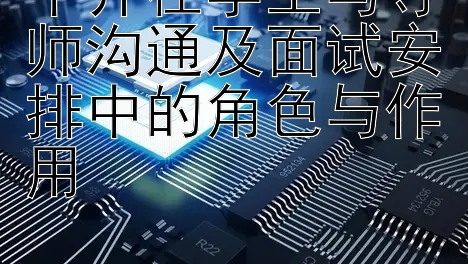 中介在学生与导师沟通及面试安排中的角色与作用